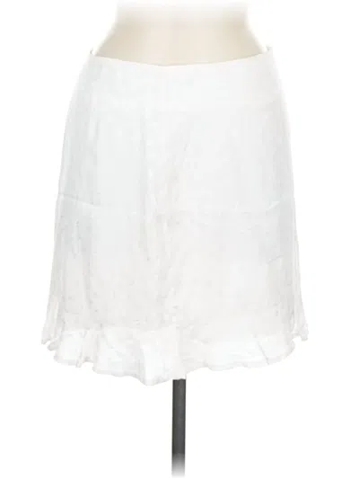 Pre-owned Isalis Casual Skirt In White