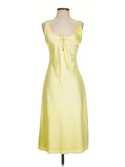 Pre-owned Isalis Cocktail Dress In Yellow