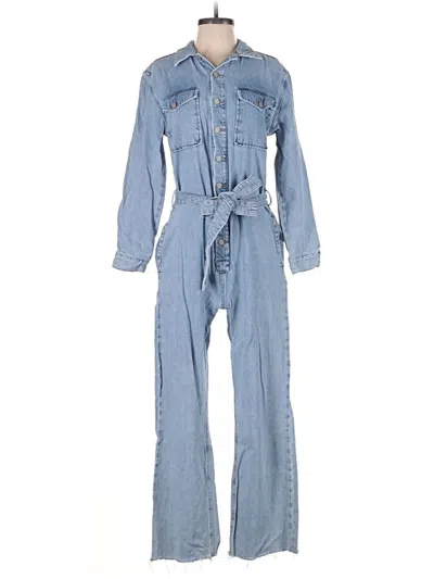 Pre-owned Isalis Jumpsuit In Blue