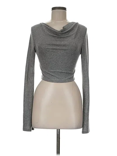 Pre-owned Isalis Long Sleeve T-shirt In Gray