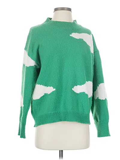 Pre-owned Isalis Pullover Sweater In Green