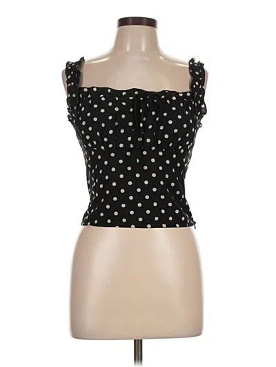 Pre-owned Isalis Sleeveless Top Black Strapless Neckline Tops