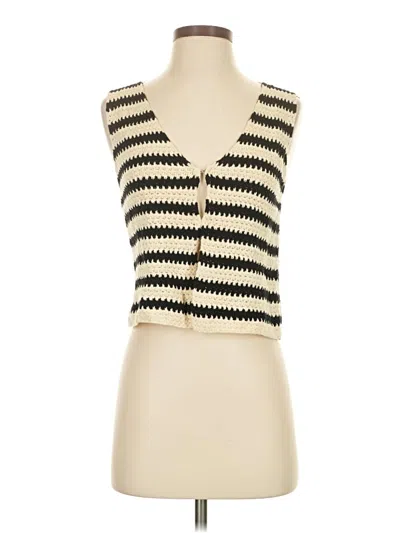 Pre-owned Isalis Sweater Vest In White