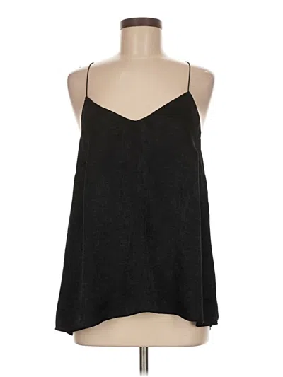 Pre-owned Isalis Tank Top Black Halter Neckline Tops