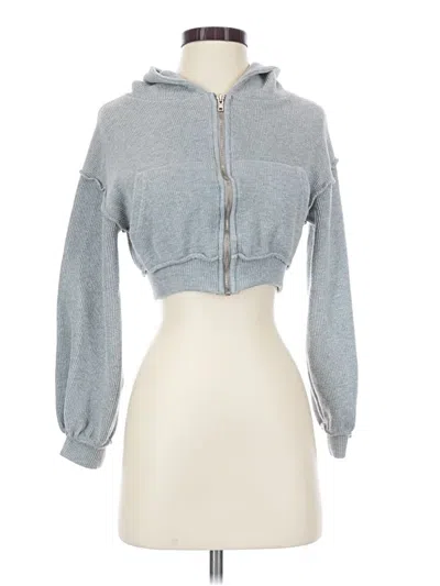 Pre-owned Isalis Zip Up Hoodie In Gray