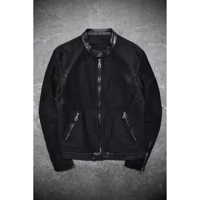 Pre-owned Isamu Katayama Backlash Isamu Katayama "backlash" 2008-09 Hybrid Cow Moleskin Jacket (size Medium) In Multi