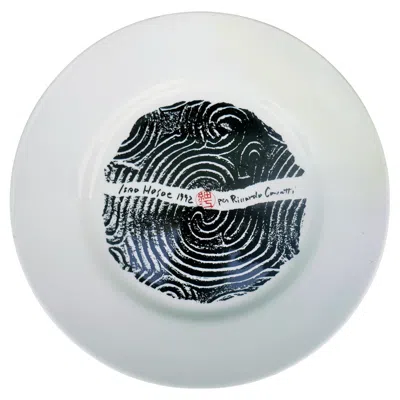 Pre-owned Isao Hosoe Ceramic Plate By  In Gray