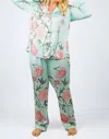 Isayes Pajama Set In Pink Peony In Multi