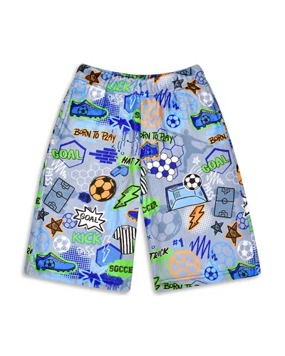 Iscream Boys' Corey Paige Born To Play Soccer Plush Board Shorts - Little Kid, Big Kid In Multi