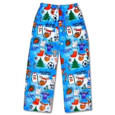 Iscream Kids' Boys Corey Paige Holiday Game Day Pants In Purple In Blue