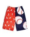 Iscream Boys' Home Run Board Plush Shorts - Big Kid In Multi