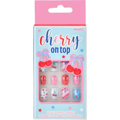 Iscream Kids'  Cherry On Top Press-on Nails In Multi