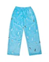 Iscream Girls' Blue Foil Lightning Plush Pants - Little Kid, Big Kid