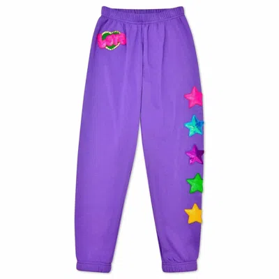 Iscream Kids' Girls' Check It Out Sweatpants In Purple