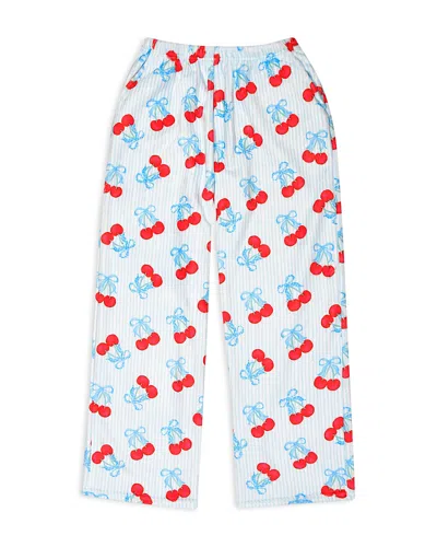 Iscream Girls' Cherry On Top Plush Pants - Little Kid, Big Kid In Blue