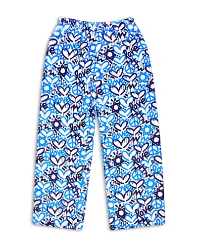 Iscream Girls' Corey Paige Bright Star Plush Pants - Little Kid, Big Kid In Blue