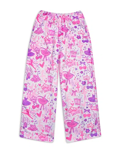 Iscream Girls' Cory Paige Love To Dance Printed Plush Pants - Little Kid, Big Kid In Multi