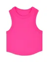 Iscream Girls' Cropped Ribbed Racerback Tank Top Bundle, Pack Of 3 - Little Kid, Big Kid