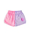 Iscream Girls' Groovy Smiles Color Blocked Shorts - Big Kid In Multi