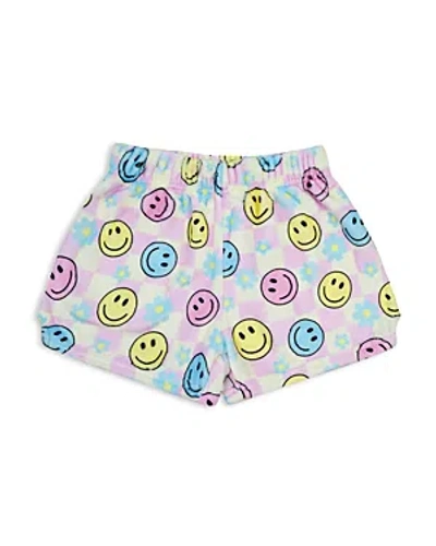 Iscream Girls' Happy Check Plush Shorts - Little Kid, Big Kid In Multi