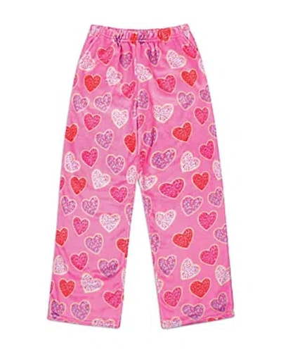 Iscream Girls' Heart Cookies Plush Pants - Big Kid In Multi