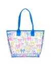 Iscream Girls' Pretty Bows Clear Tote Bag