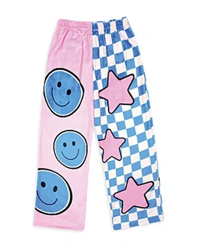 Iscream Kids' Girls' Smile Squad Plush Pants - Adult Sizes In Pink