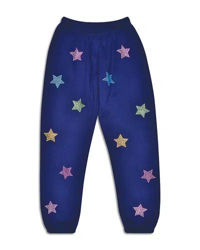 Iscream Girls' Sparkle Stars Sweatpants - Little Kid, Big Kid In Blue