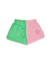 Iscream Girls' Strawberry Color Block Shorts - Little Kid, Big Kid