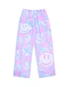 Iscream Girls' Tie Dye Smiles Plush Pants - Little Kid, Big Kid In Multi