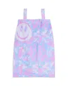 Iscream Girls' Tie Dyed Smiles Spa Wrap - Little Kid, Big Kid In Purple