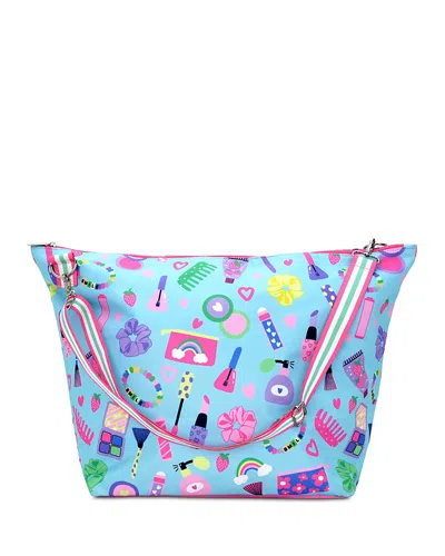 Iscream Kids' Girls' Wake Up And Makeup Weekender Bag In Multi