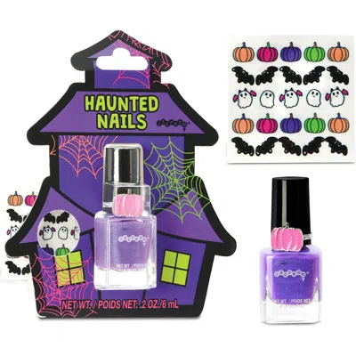 Iscream Kids'  Haunted Nail Polish & Ring Set In Multi