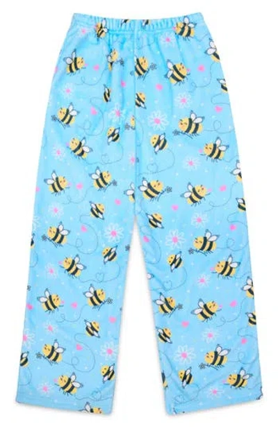 Iscream Kids' Be Loved Plush Pajama Pants In Blue