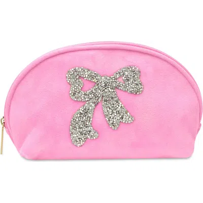 Iscream Kids' Bow Cosmetics Bag In Pink