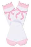 Iscream Kids' Bow Crew Socks In White