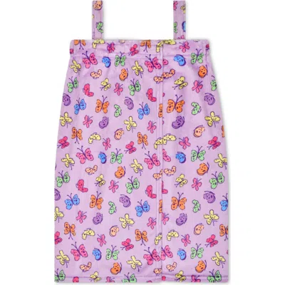 Iscream Kids' Bright Butterflies Spa Wrap In Purple