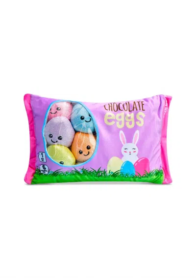 Iscream Kids Chocolate Easter Egg Buddies Packaging Fleece Plush In Multi