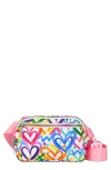 Iscream Kids' Corey Paige Hearts Belt Bag In Multi