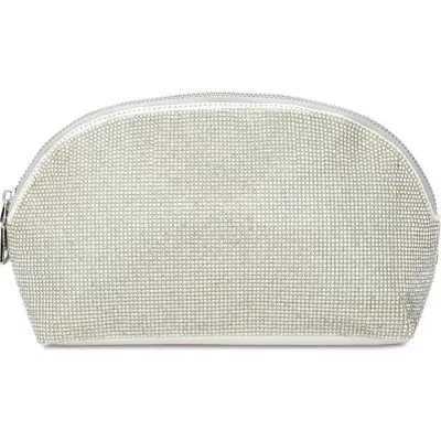 Iscream Kids' Crystal Embellished Cosmetic Case In White