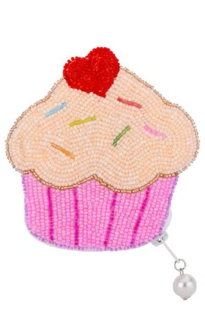 Iscream Kids' Cupcake Bead Clutch In Multi