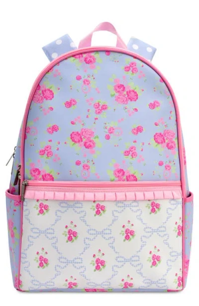 Iscream Kids' Ditsy Floral Backpack In Blue Multi