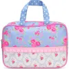 Iscream Kids' Ditsy Large Cosmetic Bag In Blue Multi