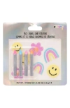 ISCREAM KIDS' FACE STICKERS & FACE PAINT CRAYONS SET