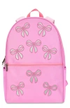 Iscream Kids' Glitter Bows Faux Leather Backpack