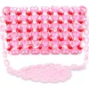 Iscream Kids' Heart Beaded Crossbody Bag In Pink