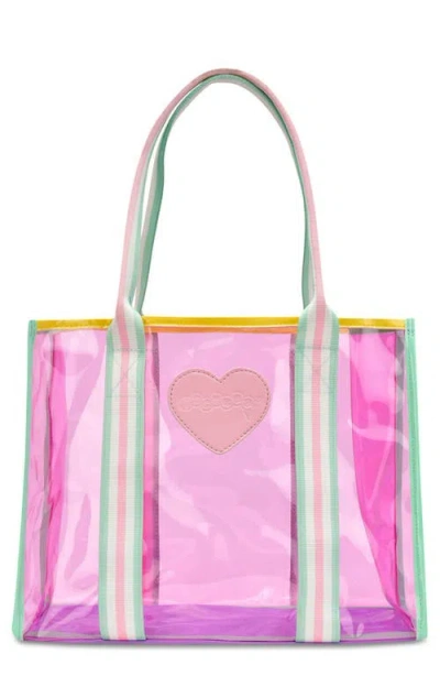 ISCREAM ISCREAM KIDS' HEART CLEAR TOTE