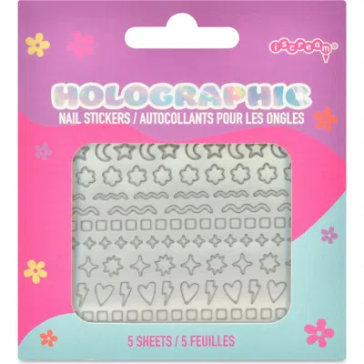 Iscream Kids' Holographic Nail Stickers In Multi