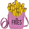Iscream Kids' I Heart Fries Crossbody Bag In Pink