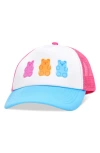 Iscream Kids' Jelly Bear Trucker Hat In White